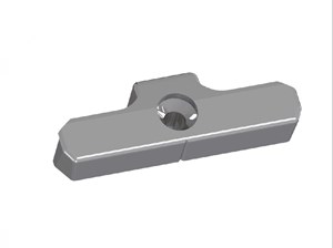 Security Locking Side striker 9-13 Axis w/1 Screw Picture of Security Locking Side striker 9-13 Axis w/1 Screw